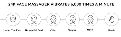 Auraglow 24K Vibrating Facial Sculptor