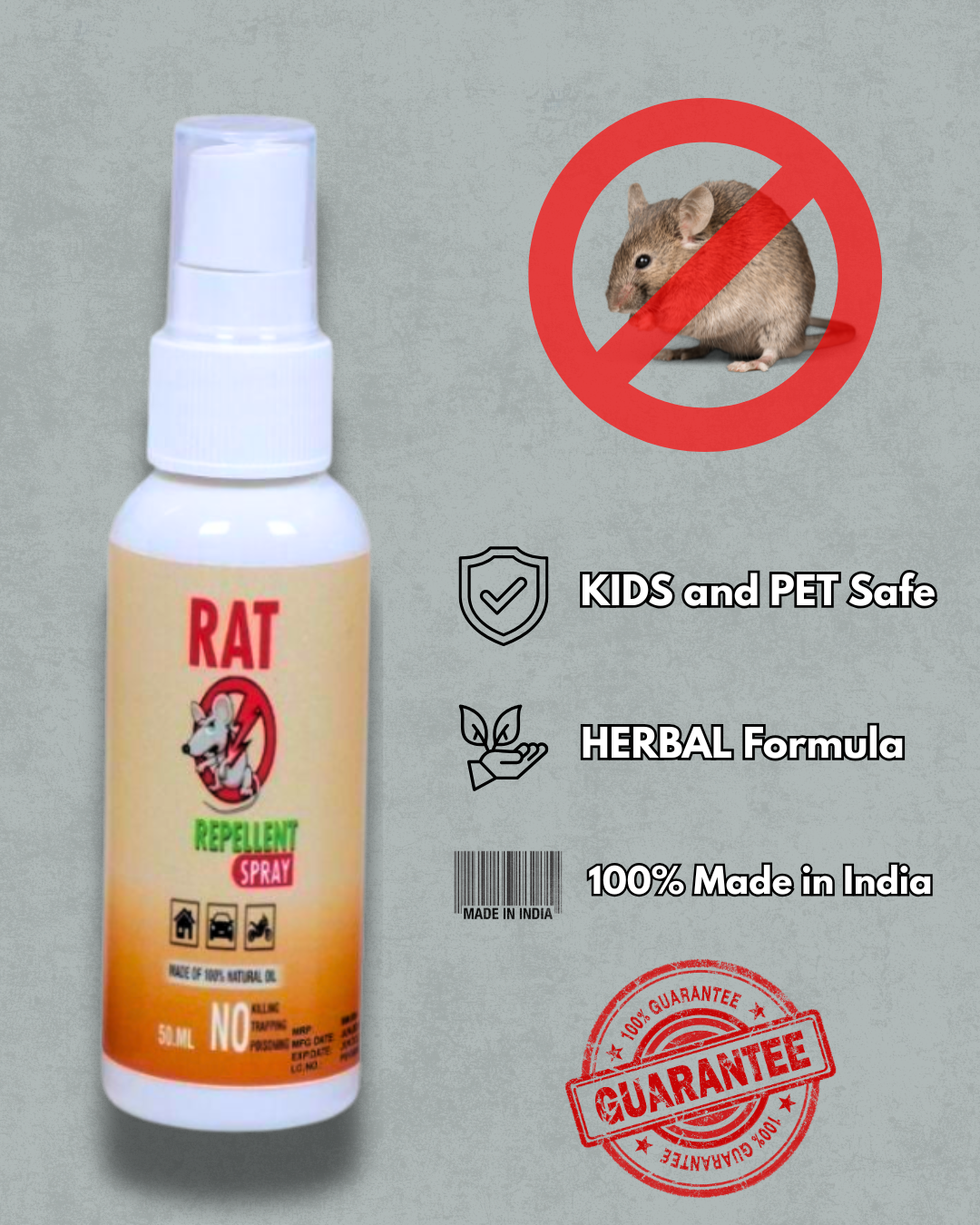 NoRat Defense Formula 50ML (Pack of 3)